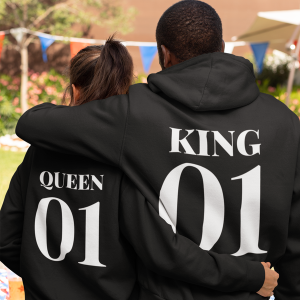Queen Heart Zip Hoodie