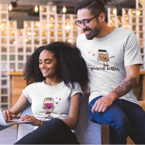 Peanut Butter Jar Tee // Couples Shirts