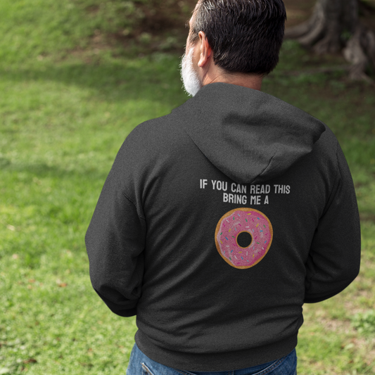 Donut Bother Me (Unless You Have Donuts) Zip Hoodie