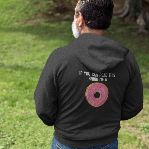 Donut Bother Me (Unless You Have Donuts) Zip Hoodie
