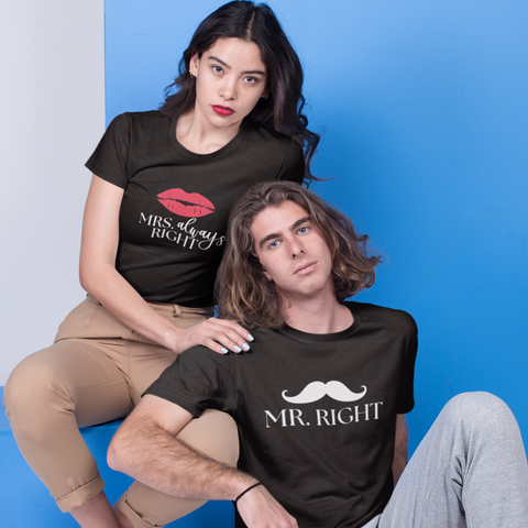 Mr. Right Tee // Couples Shirts