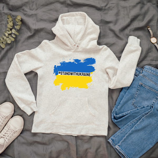 I #STANDWITHUKRAINE // Unisex Heavy Blend Hooded Sweatshirt