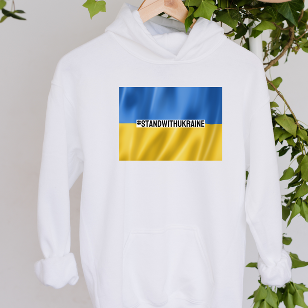 I #STANDWITHUKRAINE // Unisex Heavy Blend Hooded Sweatshirt