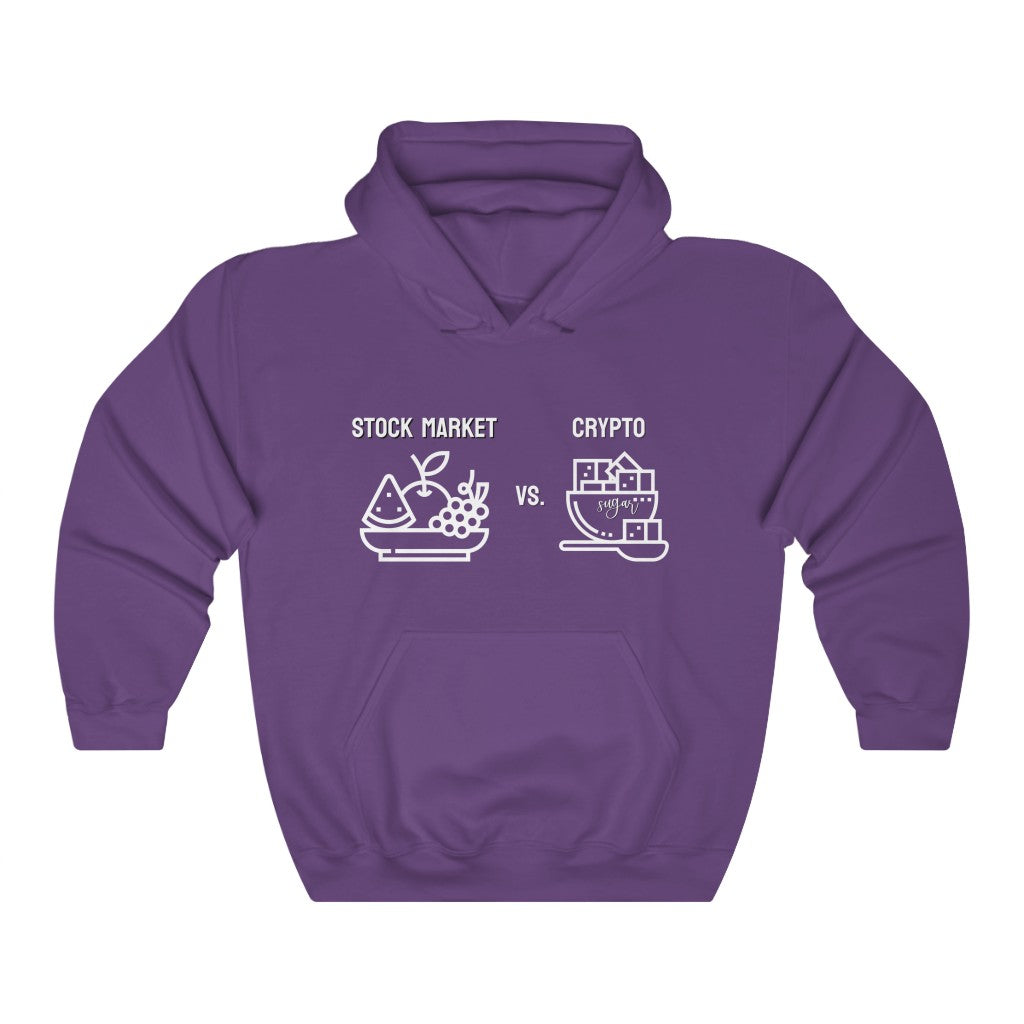 Stock Market vs. Crypto Hoodie