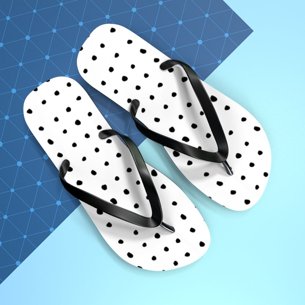 Dotted Flip Flops