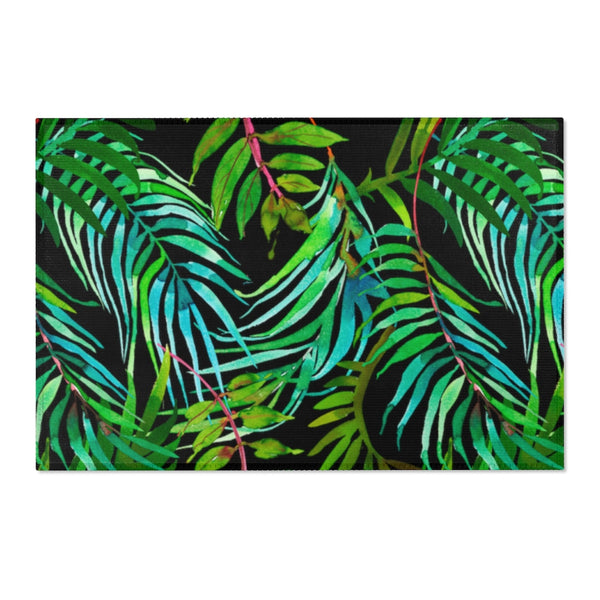 Tropical Leaves Area Rugs // Accent Rugs