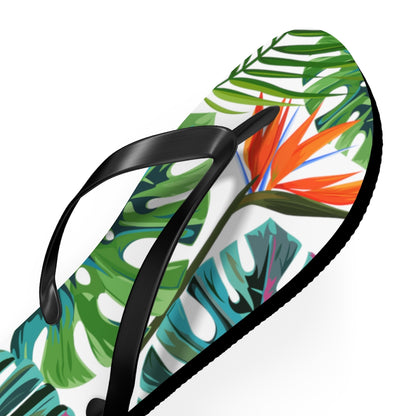 Birds of Paradise Flip Flops