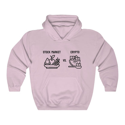 Stock Market vs. Crypto Hoodie
