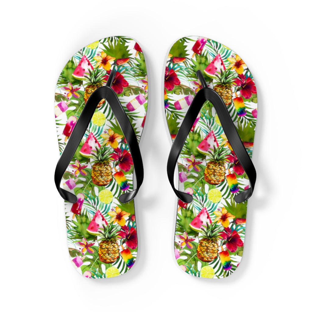 Pineapple Delight Flip Flops