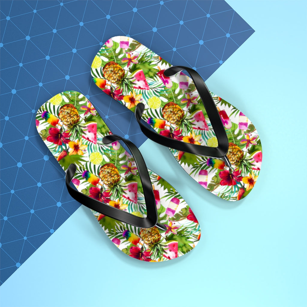 Pineapple Delight Flip Flops