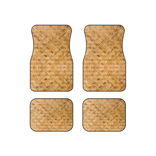 Basket Weave Car Mats (Set of 4)