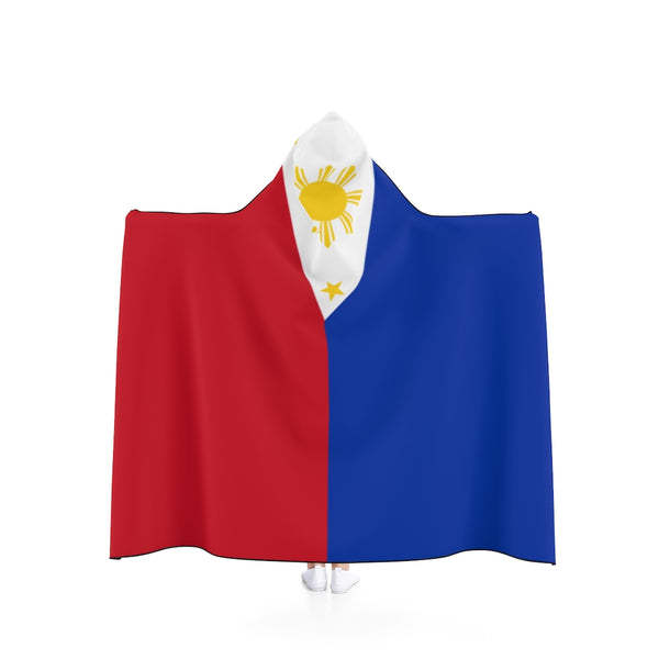 Filipino Flag Hooded Blanket