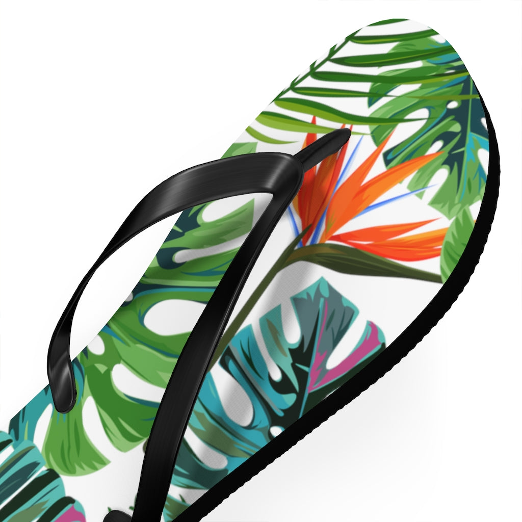 Birds of Paradise Flip Flops