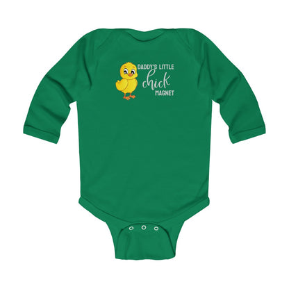 Daddy's Little Chick Magnet // Long Sleeve Bodysuit