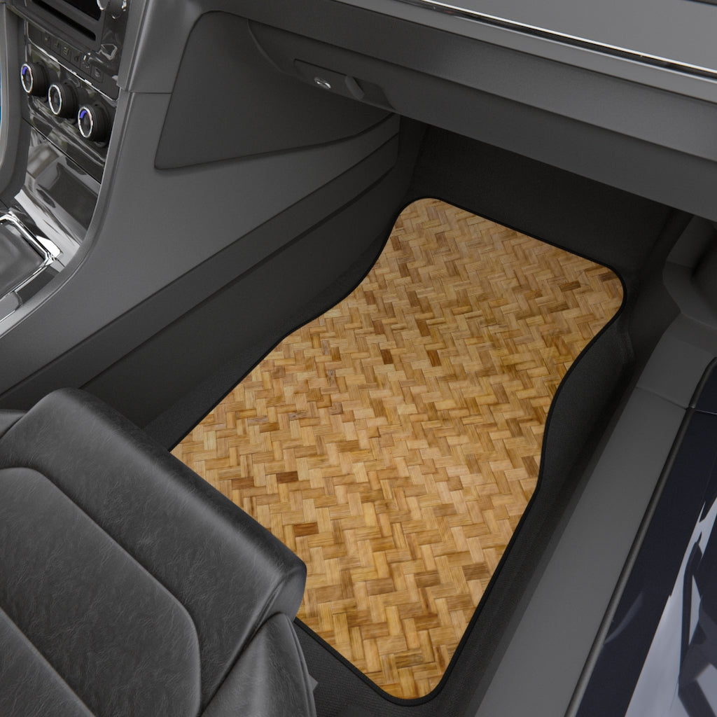 Basket Weave Car Mats (Set of 4)