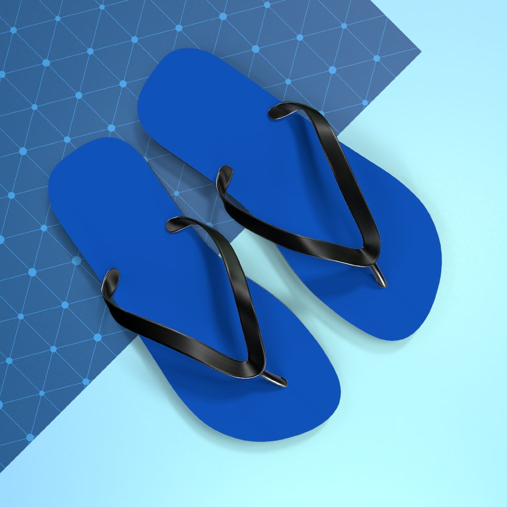 Blue Flip Flops