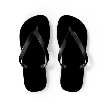 Black Flip Flops