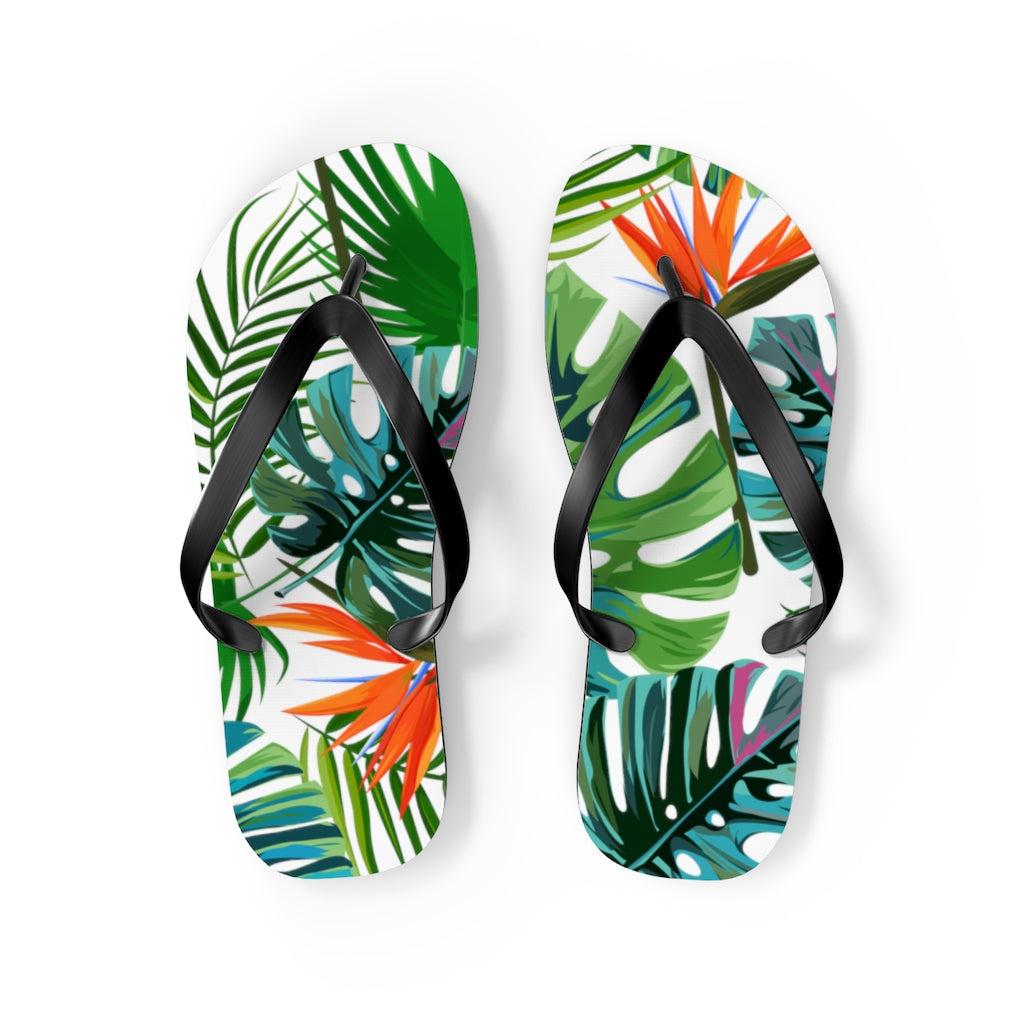 Birds of Paradise Flip Flops
