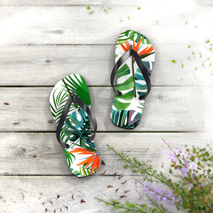 Birds of Paradise Flip Flops