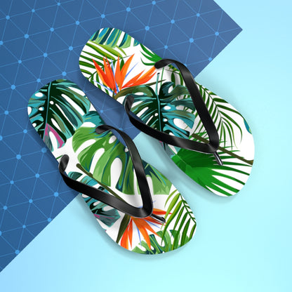 Birds of Paradise Flip Flops