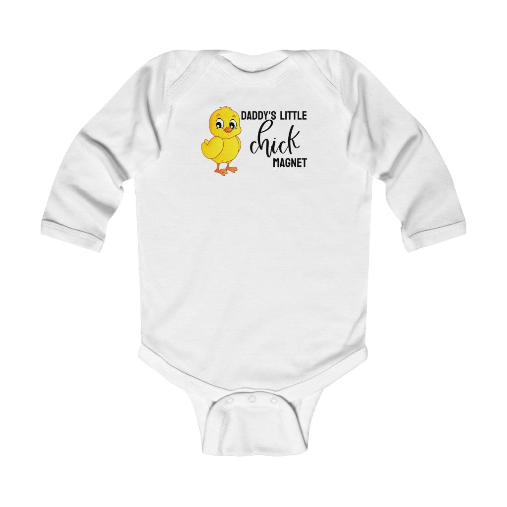 Daddy's Little Chick Magnet // Long Sleeve Bodysuit