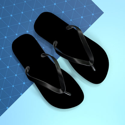 Black Flip Flops