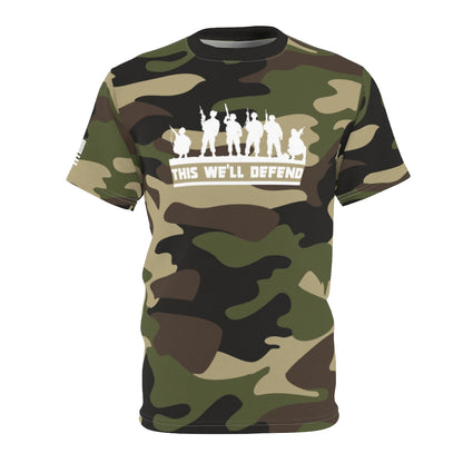 This We'll Defend Camouflage Tee