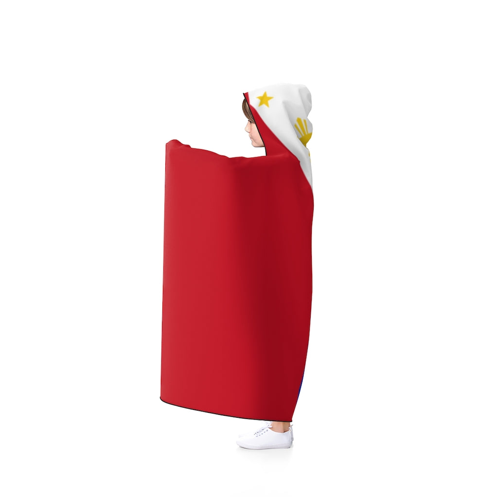 Filipino Flag Hooded Blanket