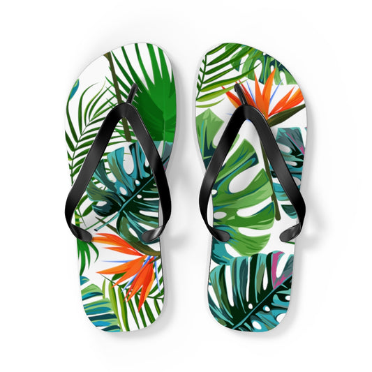 Birds of Paradise Flip Flops