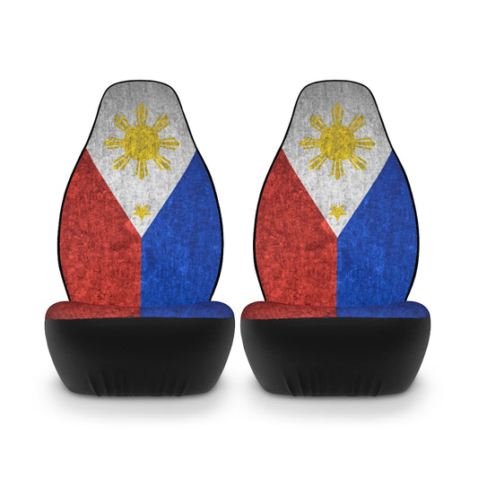 Filipino Flag Car Seat Covers