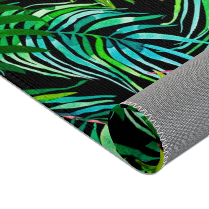 Tropical Leaves Area Rugs // Accent Rugs