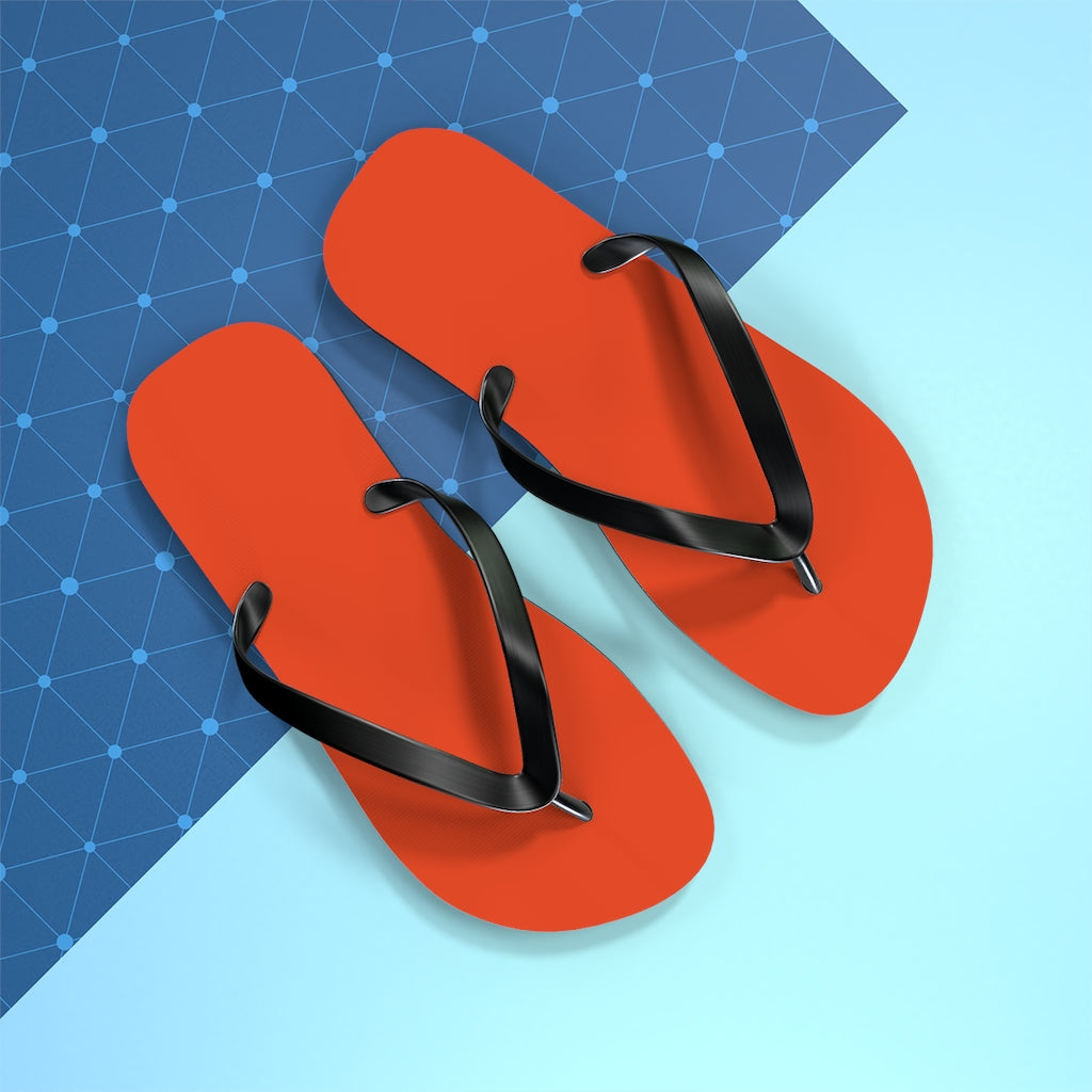 Red Flip Flops