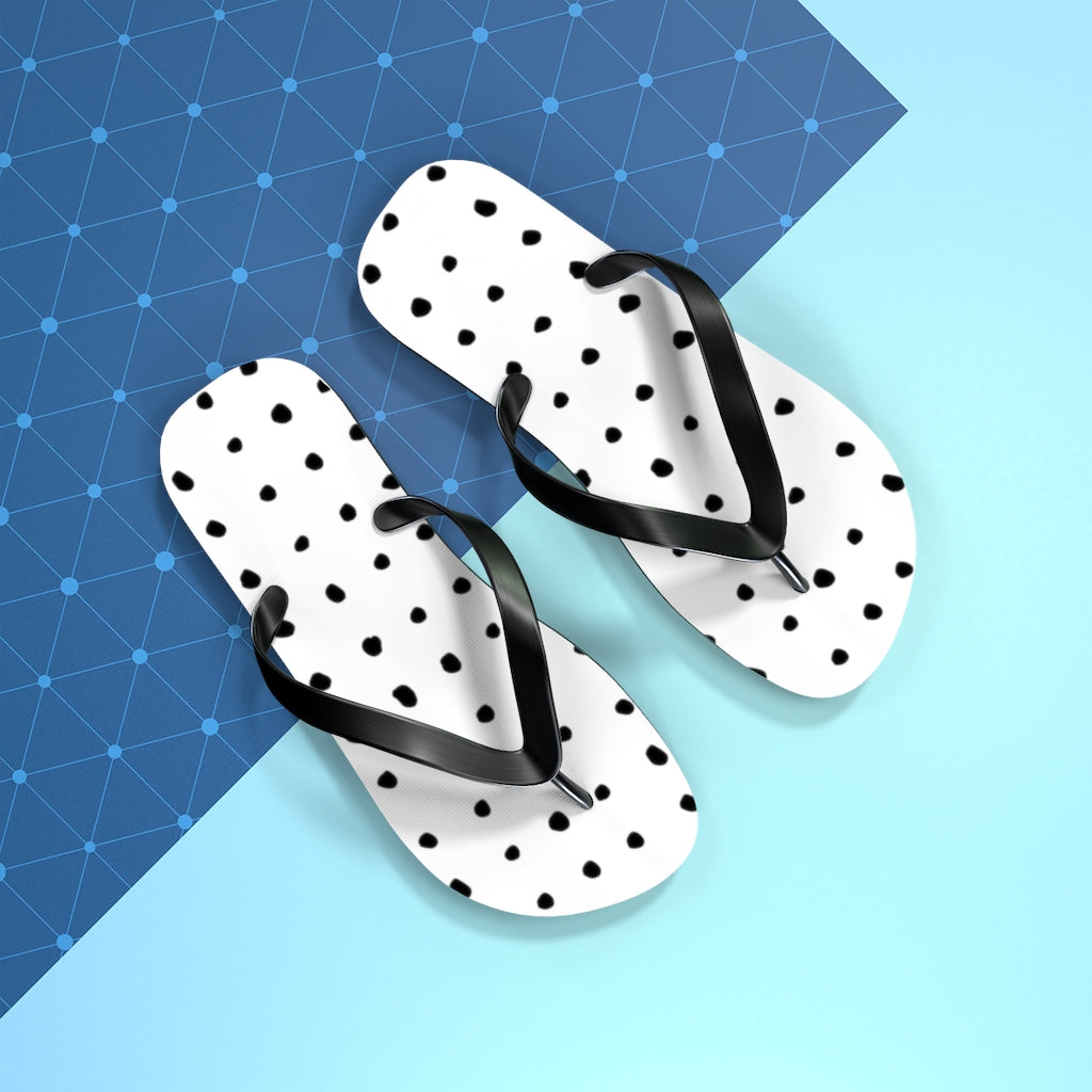 Dotted Flip Flops