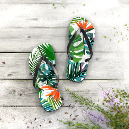 Birds of Paradise Flip Flops