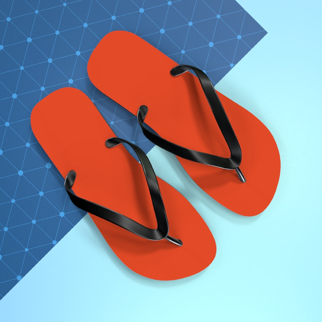 Red Flip Flops
