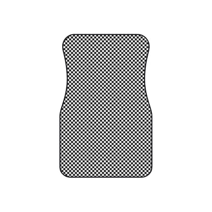 Checkered Car Mats (Set of 4)