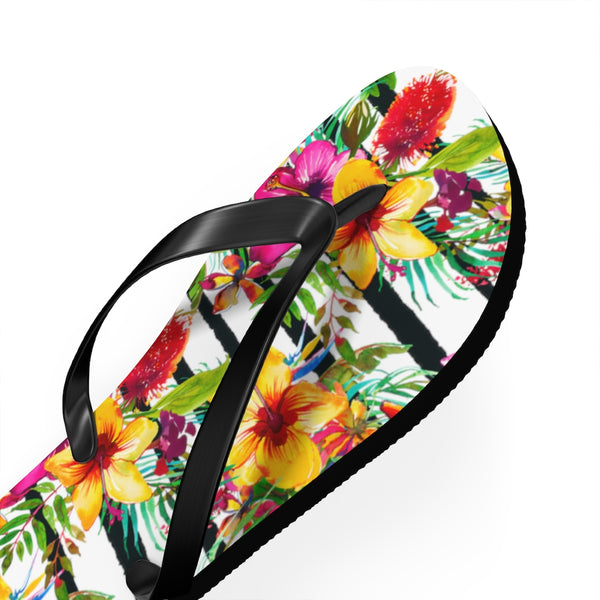 Tropical Flowers Flip Flops