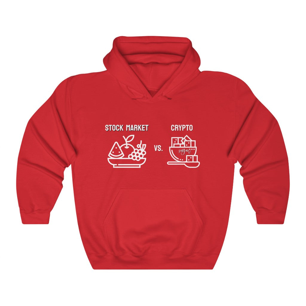 Stock Market vs. Crypto Hoodie