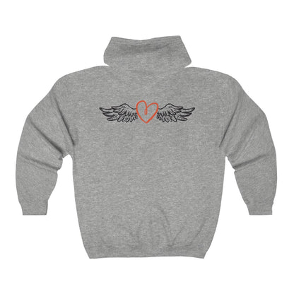 Love (with Arrow) Zip Hoodie
