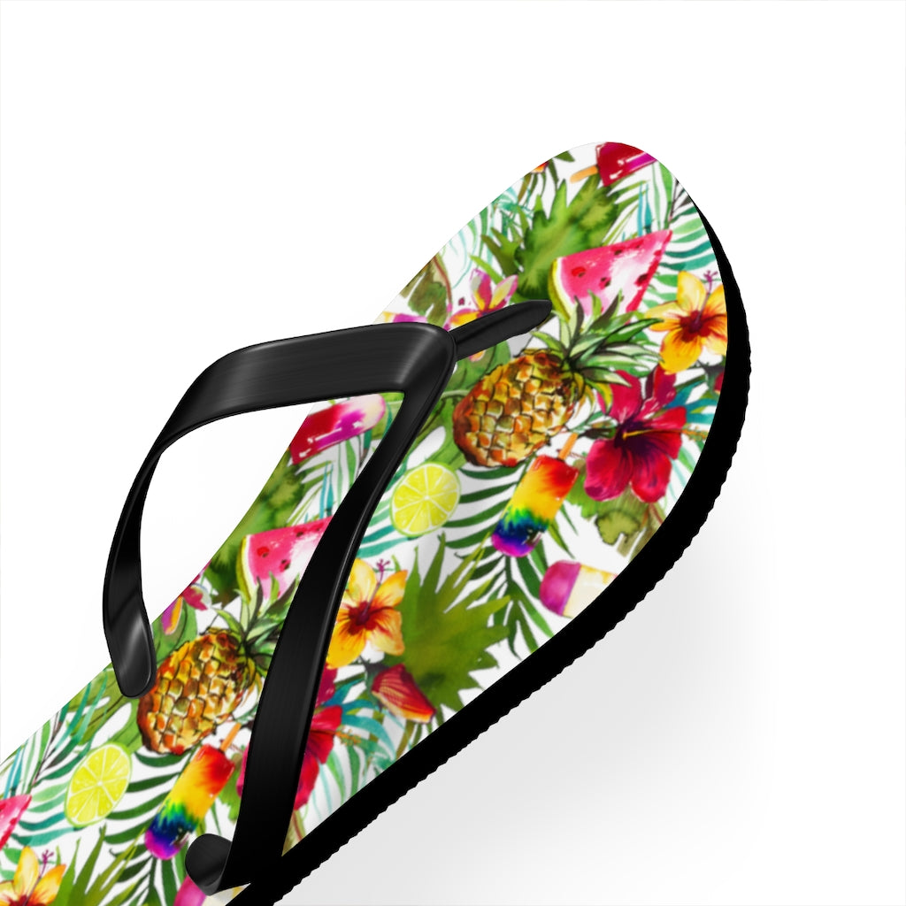 Pineapple Delight Flip Flops