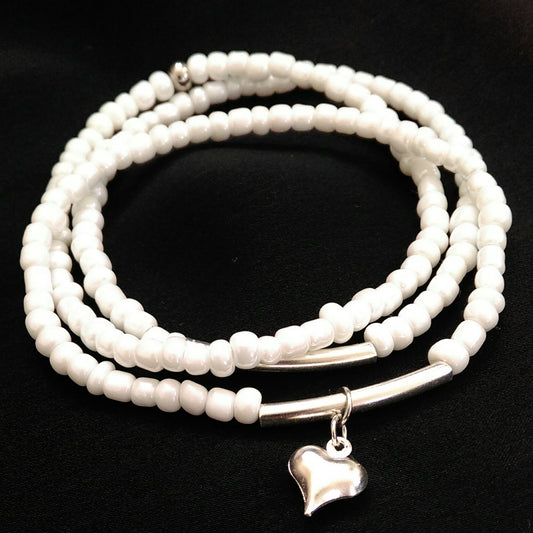 Stretchy Bracelet Set // Glass Seed Beaded Bracelet