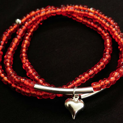 Stretchy Bracelet Set // Glass Seed Beaded Bracelet