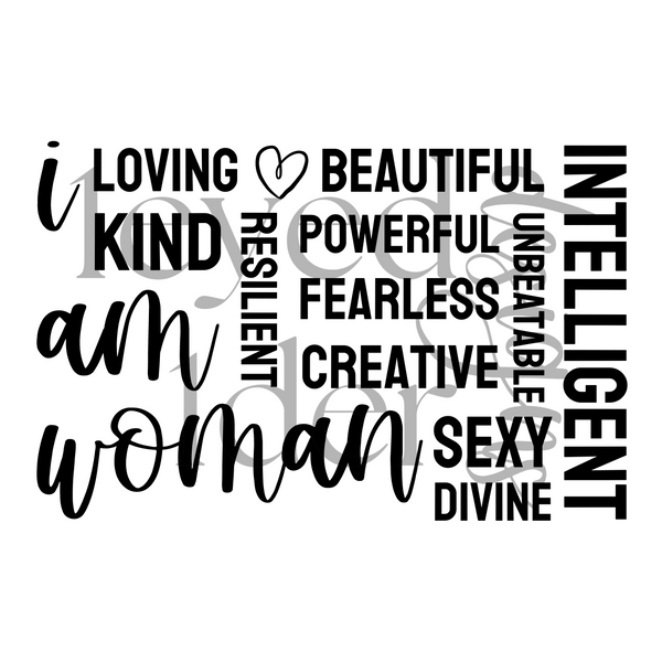 I am Woman Print // Digital Download