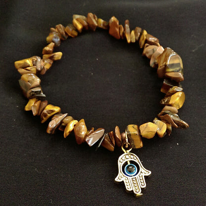 Tiger's Eye Stretch Bracelet // Gemstone Bracelet