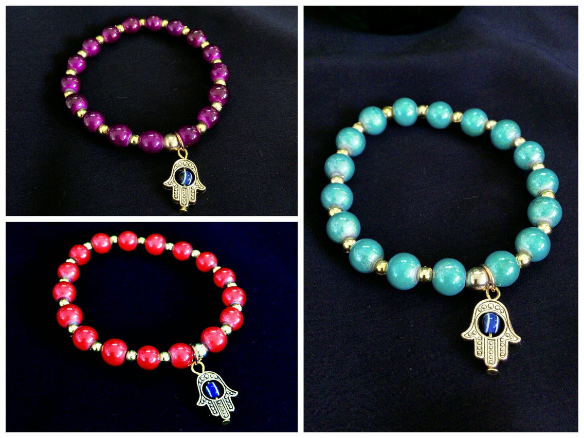 Wonder Bracelet // Stackable Bracelets // Acrylic Beaded Bracelet