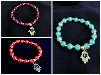 Wonder Bracelet // Stackable Bracelets // Acrylic Beaded Bracelet