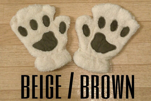 Paw Gloves (Bear/Cat Paws)