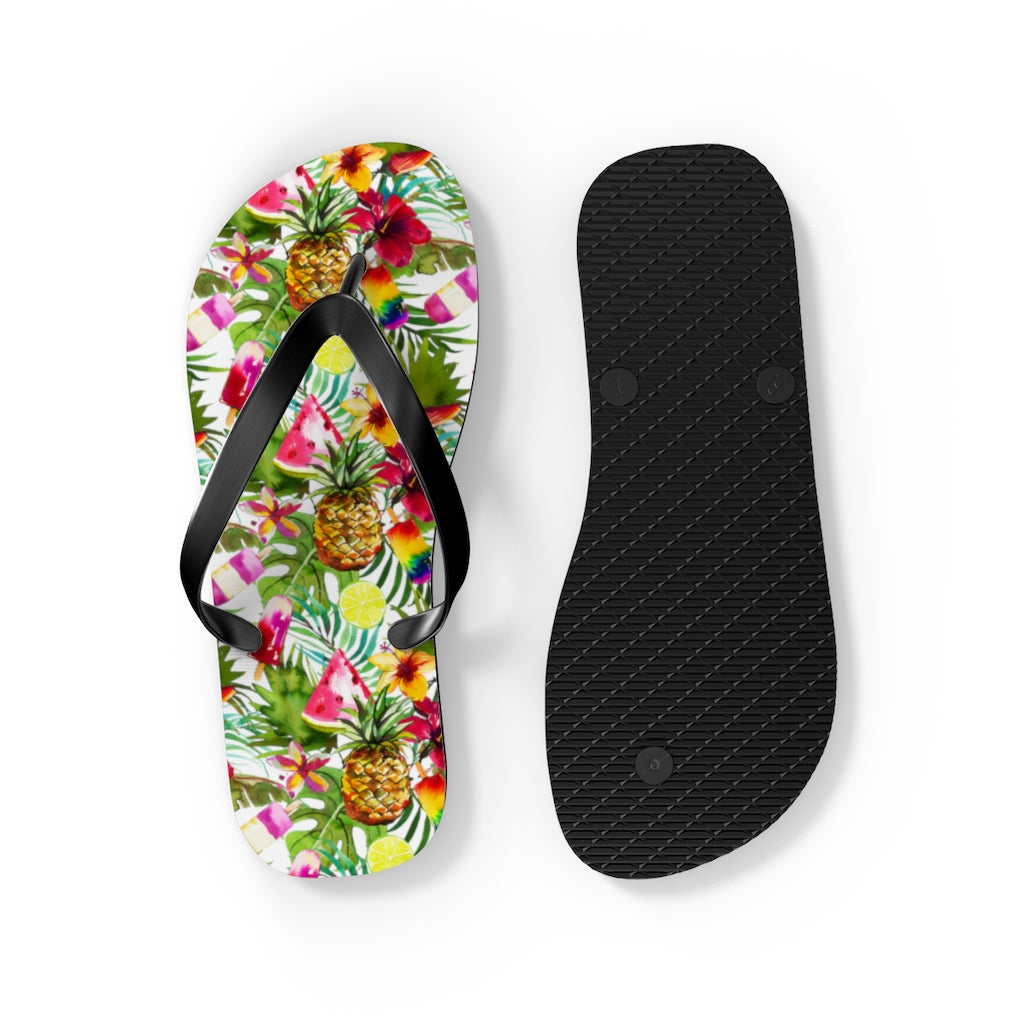 Pineapple Delight Flip Flops