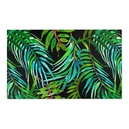 Tropical Leaves Area Rugs // Accent Rugs