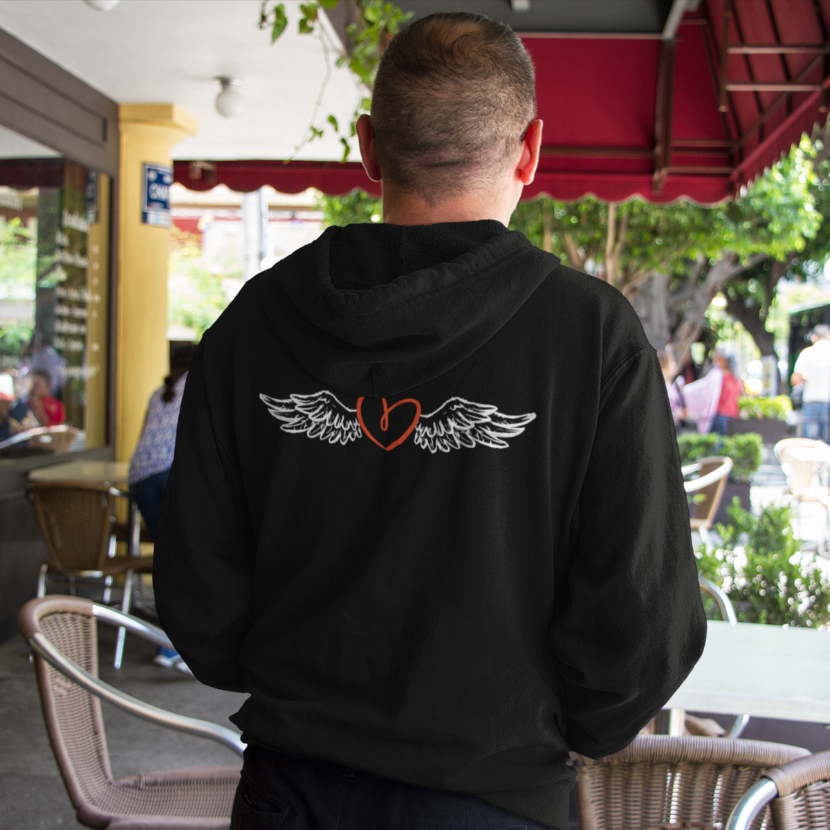 Love (with Arrow) Zip Hoodie